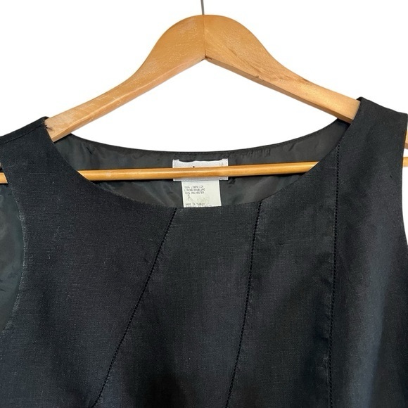 Steilmann linen sleeveless cropped lined structured top excellent condition - Picture 2 of 11